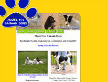 Tablet Screenshot of mazeltovcanaandogs.com